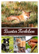 Buntes Tierleben (Wandkalender 2025 DIN A3 hoch), CALVENDO Monatskalender