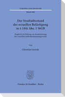 Der Straftatbestand der sexuellen Belästigung in § 184i Abs. 1 StGB
