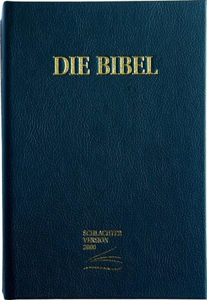 Schlachter 2000 Bibel - Großdruckausgabe (Hardcover, schwarz) - Großdruckausgabe, Cover schwarz / Fadenheftung / ohne Parallelstellen. CLV-Christliche, 2026.