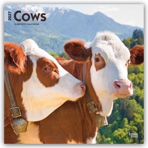 Publishers, Browntrout. Cows - Kühe 2027 - 16-Monatskalender - Original BrownTrout-Kalender [Mehrsprachig] [Kalender]. Browntrout Verlags GmbH, 2026.