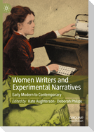 Women Writers and Experimental Narratives