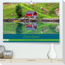 Fjærland - Norwegens Bücherstadt (Premium, hochwertiger DIN A2 Wandkalender 2023, Kunstdruck in Hochglanz)