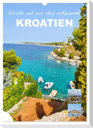 Erlebe mit mir das entspannte Kroatien (Wandkalender 2024 DIN A3 hoch), CALVENDO Monatskalender