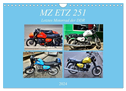 MZ ETZ 251 - Letztes Motorrad der DDR (Wandkalender 2024 DIN A4 quer), CALVENDO Monatskalender