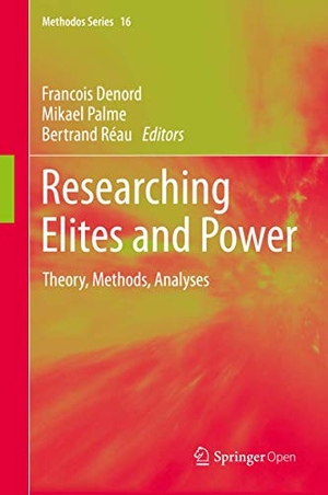 Denord, Francois / Bertrand Réau et al (Hrsg.). Researching Elites and Power - Theory, Methods, Analyses. Springer International Publishing, 2020.