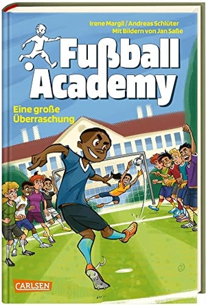 Margil, Irene / Andreas Schlüter. Fußball Academy 3: Eine große Überraschung - Spannendes Fußballbuch ab 9 Jahren über Jungen und Mädchen an einer Kicker-Talentschule. Carlsen Verlag GmbH, 2023.
