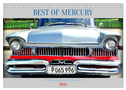 BEST OF MERCURY - US-Straßenkreuzer der 50er Jahre (Tischkalender 2024 DIN A5 quer), CALVENDO Monatskalender