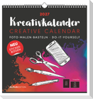 Kreativkalender XL schwarz 2027