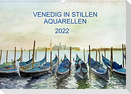 Venedig in stillen Aquarellen (Wandkalender 2022 DIN A3 quer)
