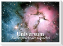 Universum. Farbenpracht der Gasnebel (Wandkalender 2025 DIN A2 quer), CALVENDO Monatskalender