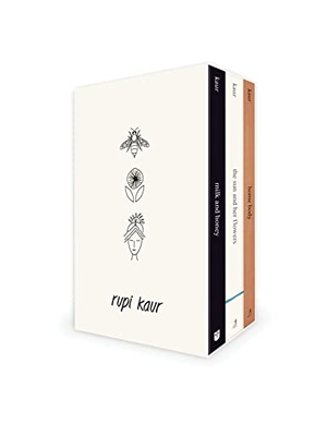 Kaur, Rupi. Rupi Kaur Trilogy Boxed Set - milk and honey, the sun and her flowers, and home body. Simon & Schuster Ltd, 2023.