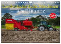 Landwirtschaftliche Maschinen im Einsatz (Wandkalender 2024 DIN A4 quer), CALVENDO Monatskalender