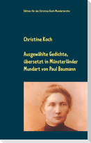 Ausgewählte Gedichte, übersetzt in Münsterländer Mundart