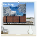 Hamburg. HafenCity, Kontorhausviertel und Speicherstadt. (hochwertiger Premium Wandkalender 2025 DIN A2 quer), Kunstdruck in Hochglanz