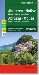 freytag & berndt Straßenkarte Abruzzen - Molise 1:150.000