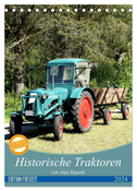 Historische Traktoren (Tischkalender 2024 DIN A5 hoch), CALVENDO Monatskalender