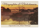 Morgenglühen & Nebelschimmer (Tischkalender 2024 DIN A5 quer), CALVENDO Monatskalender