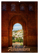 Die Alhambra (Wandkalender 2024 DIN A2 hoch), CALVENDO Monatskalender