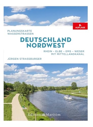 Straßburger, Jürgen. Planungskarte Wasserstraßen Deutschland Nordwest - Rhein-Elbe-Ems-Weser. Mit Mittellandkanal. Delius Klasing Vlg GmbH, 2026.