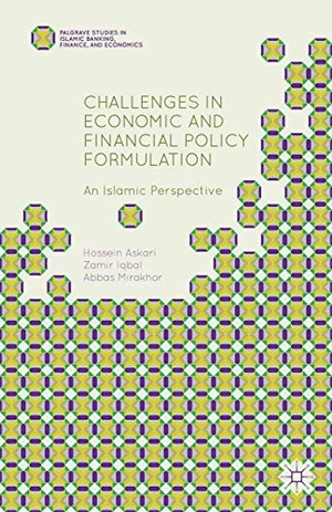 Askari, Hossein / Zamir Iqbal. Challenges in Economic and Financial Policy Formulation. Springer Nature B.V., 2014.