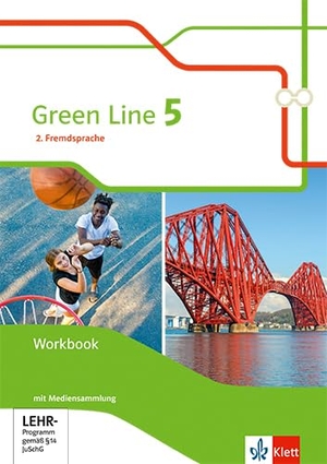 Green Line 5. Ausgabe 2. Fremdsprache. Workbook mit Mediensammlung Klasse 10 - Workbook mit Mediensammlung Klasse 10. Klett Ernst /Schulbuch, 2022.