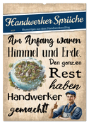 Handwerker Sprüche (Wandkalender 2025 DIN A2 hoch), CALVENDO Monatskalender