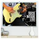 Rockmusik live (hochwertiger Premium Wandkalender 2024 DIN A2 quer), Kunstdruck in Hochglanz