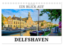 Ein Blick auf Delfshaven (Tischkalender 2024 DIN A5 quer), CALVENDO Monatskalender