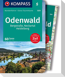 KOMPASS Wanderführer Odenwald, 60 Touren mit Extra-Tourenkarte