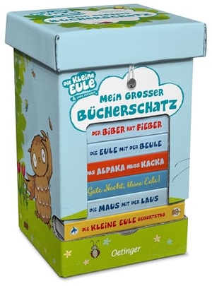 Weber, Susanne. Die kleine Eule. Mein großer Bücherschatz - Schuber mit acht beliebten Pappbilderbüchern der Reihe für Kinder ab 2 Jahren. Oetinger, 2023.