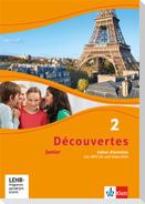 Découvertes Junior. 2 Cahier d'activités mit MP3-CD und  Video-DVD. Klasse 6