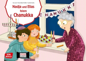Lezzi, Eva / Anna Maria Praßler. Nadja und Elias feiern Chanukka. Kamishibai Bildkartenset - Entdecken - Erzählen - Begreifen: Interkulturelle Geschichten. Das jüdische Lichterfest erleben. Lernen mit dem Erzähltheater. Don Bosco Medien GmbH, 2026.