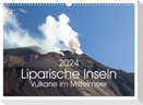 Liparische Inseln - Vulkane im Mittelmeer (Wandkalender 2024 DIN A3 quer), CALVENDO Monatskalender