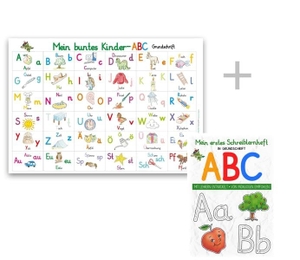 E&Z-Verlag Gmbh. Mein buntes Kinder-ABC-Set in Grundschrift - Lernposter DINA 3 laminiert + Schreiblernheft DINA 4. E&Z Verlag GmbH, 2020.