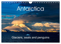 Antarctica Glaciers, seals and penguins (Wall Calendar 2024 DIN A4 landscape), CALVENDO 12 Month Wall Calendar