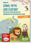 Löwe, Affe und Elefant - Tierische Zoogeschichten gemeinsam im Lesetandem lesen