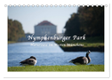 Nymphenburger Park (Tischkalender 2025 DIN A5 quer), CALVENDO Monatskalender