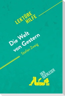 Die Welt von Gestern von Stefan Zweig (Lektürehilfe)