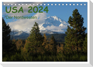 USA 2024 - Der Nordwesten (Tischkalender 2024 DIN A5 quer), CALVENDO Monatskalender