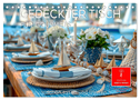 Gedeckter Tisch für Gourmets (Tischkalender 2025 DIN A5 quer), CALVENDO Monatskalender