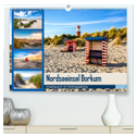 Nordseeinsel Borkum - Inselrausch im Hochseeklima (hochwertiger Premium Wandkalender 2025 DIN A2 quer), Kunstdruck in Hochglanz