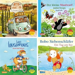Diverse. Maxi-Pixi-Box 127: Draußen unterwegs (4x5 Exemplare). Carlsen Verlag GmbH, 2026.