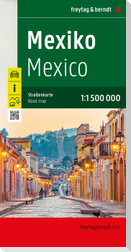 Mexiko, Straßenkarte, 1:1.500.000, freytag & berndt