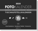 Creative Line Tischaufsteller quer 2025 - Kreativ-Kalender - DIY-Kalender - Kalender zum Basteln - Tischkalender - 20x16