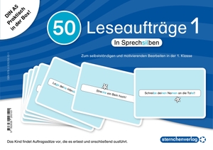 Langhans, Katrin. 50 Leseaufträge in der Box - Zum selbstständigen Bearbeiten in der 1. Klasse. Sternchenverlag GmbH, 2012.