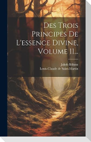 Des Trois Principes De L'essence Divine, Volume 11...
