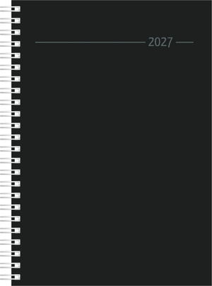 Neumann Verlage GmbH & Co KG (Hrsg.). Wochenplaner Balacron schwarz A5 Ringbuch 2027. Neumann Verlage GmbH & Co, 2026.