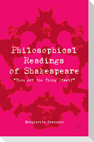Philosophical Readings of Shakespeare