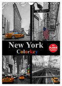 New York Colorkey (Wandkalender 2025 DIN A4 hoch), CALVENDO Monatskalender