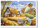 Kleine Cottages - Romantische Fantasiehäuschen (Wandkalender 2026 DIN A4 quer), CALVENDO Monatskalender